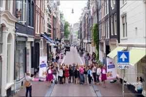 Fur-free shopping street in Amsterdam
