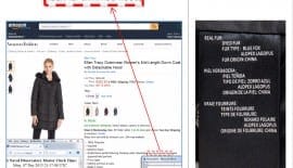 amazon faux fur false advertising